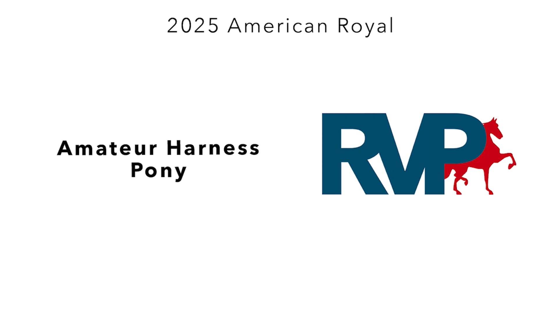 KC25 - Class 24 - Amateur Harness Pony