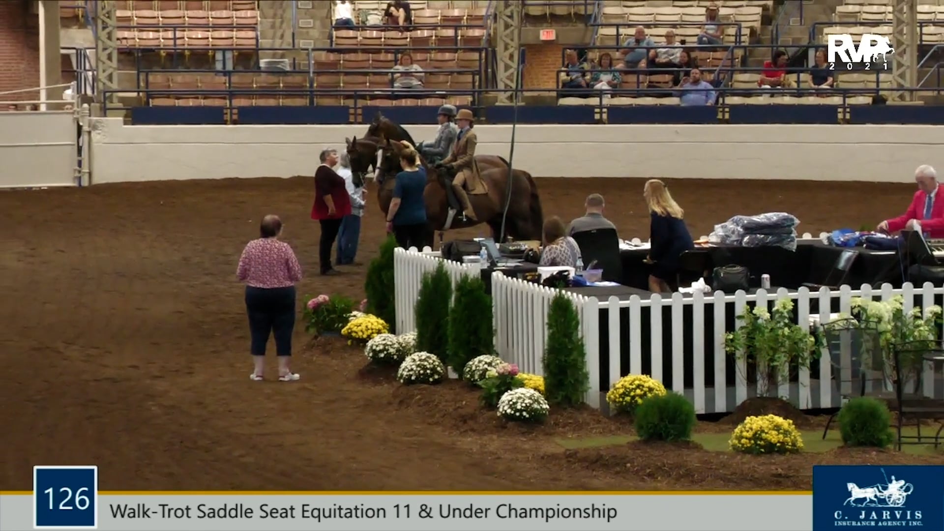 MJ21 - Class 126 - Walk-Trot Saddle Seat Equitation, 11 & Under Championship