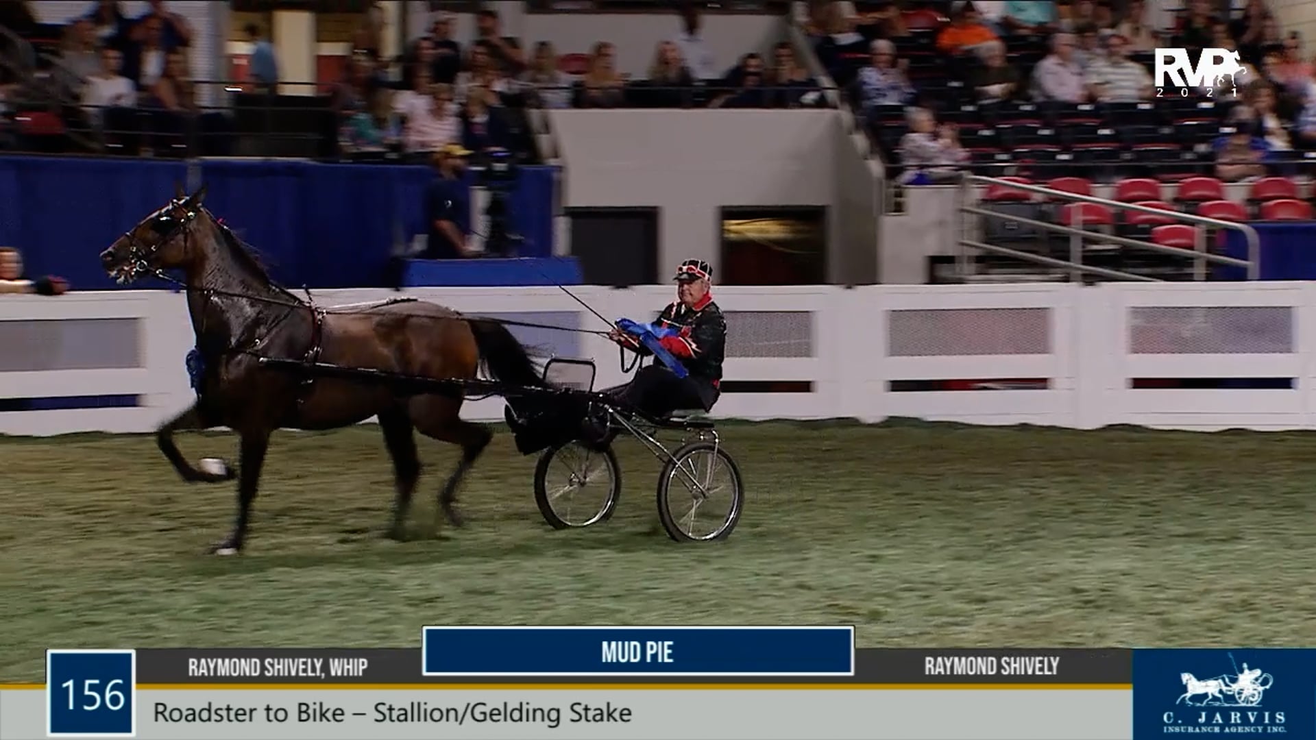 WCHS21 - Class 156 - Mud Pie and Raymond Shively, Whip