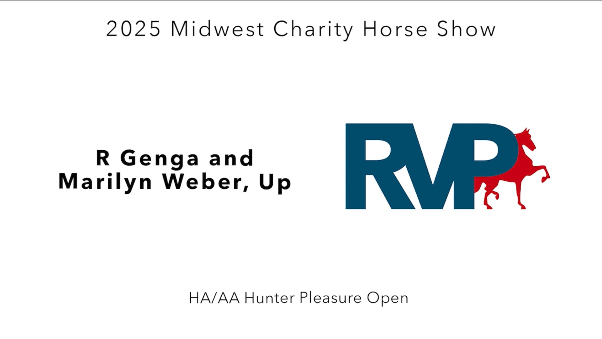 MW25 - Class 80 - R Genga and Marilyn Weber, Up