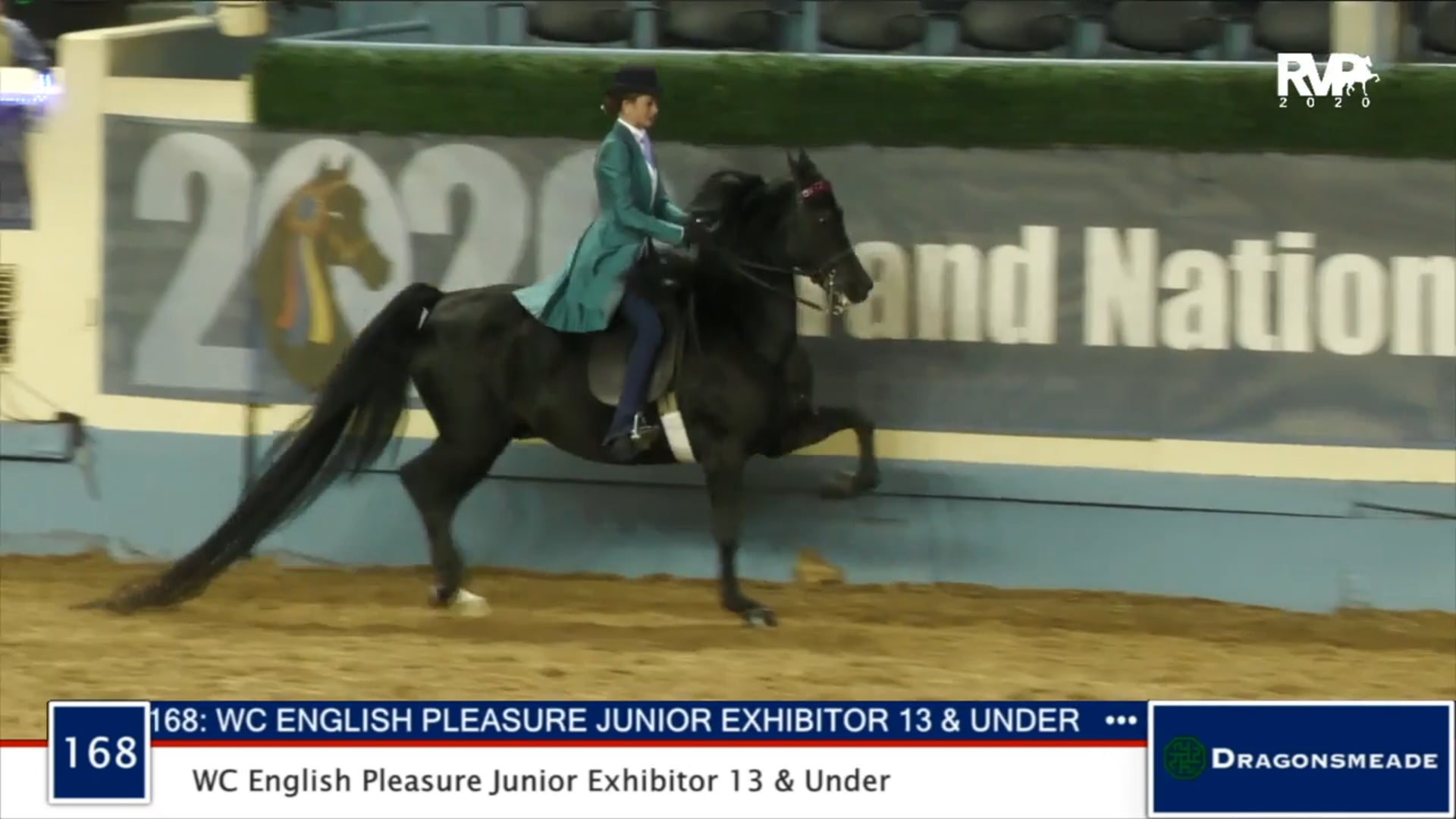 2020 MGN - Class 168 WC English Pleasure Junior Exhibitor 13 & Under