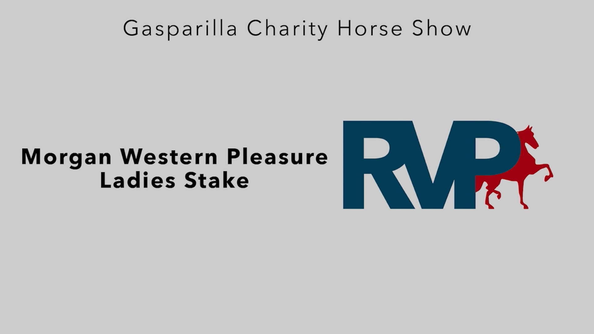 GC25 - Class 143 - Morgan Western Pleasure Ladies Stake