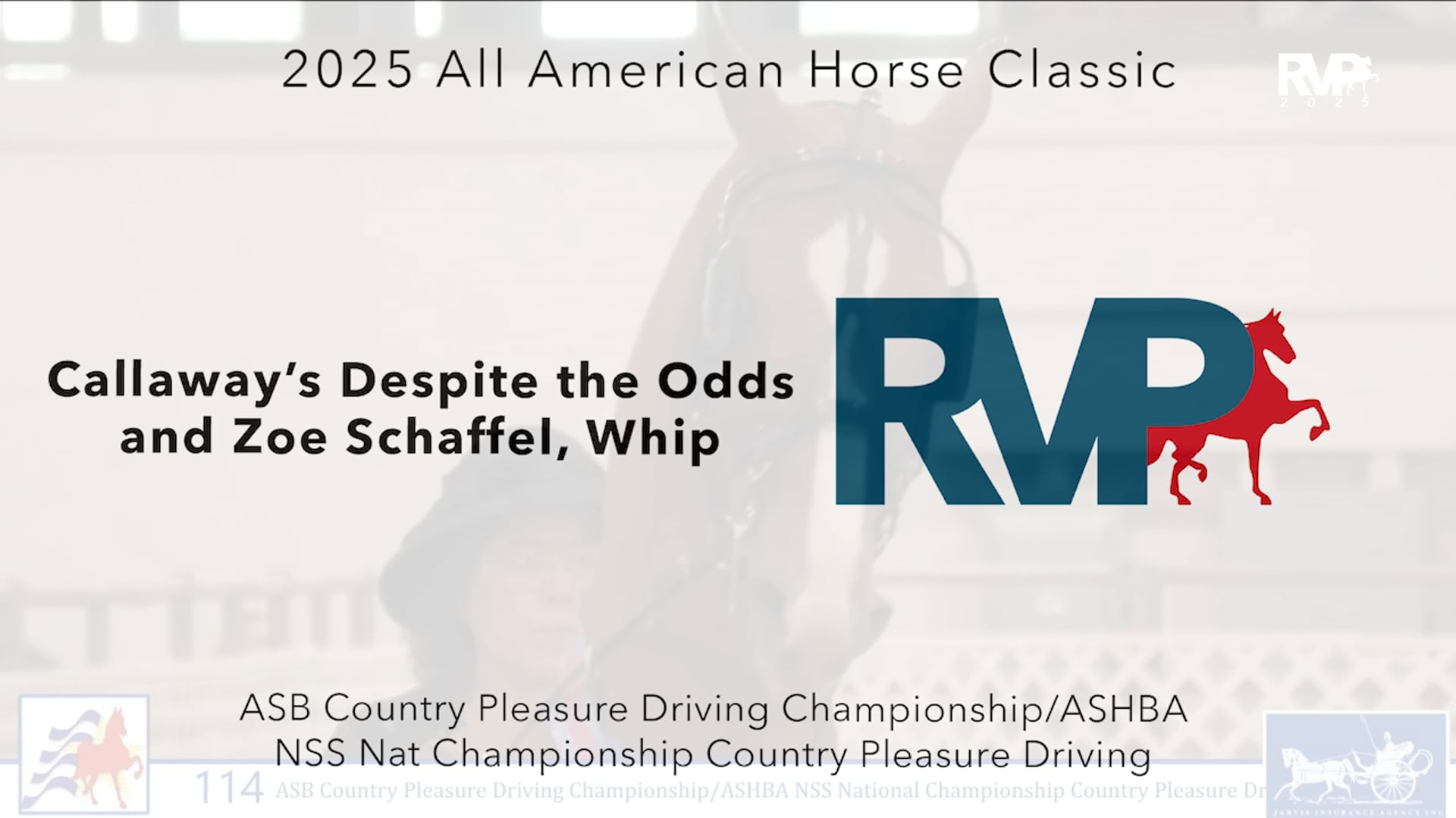 AAC25 - Class 114 - Callaway's Despite the Odds and Zoe Schaffel, Whip