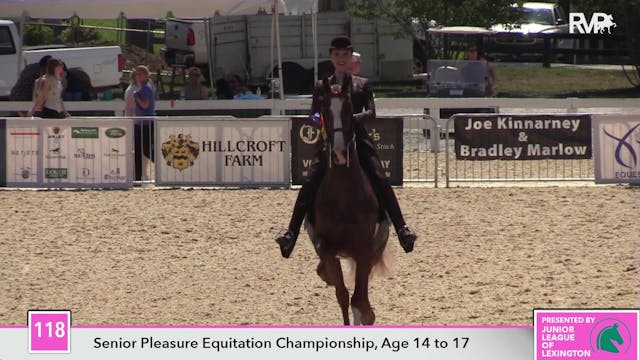 LJL19 - Class  118 - Reagan Webb, Up