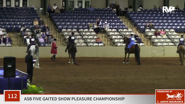 2020 SSFF - Class 112 ASB Five Gaited...