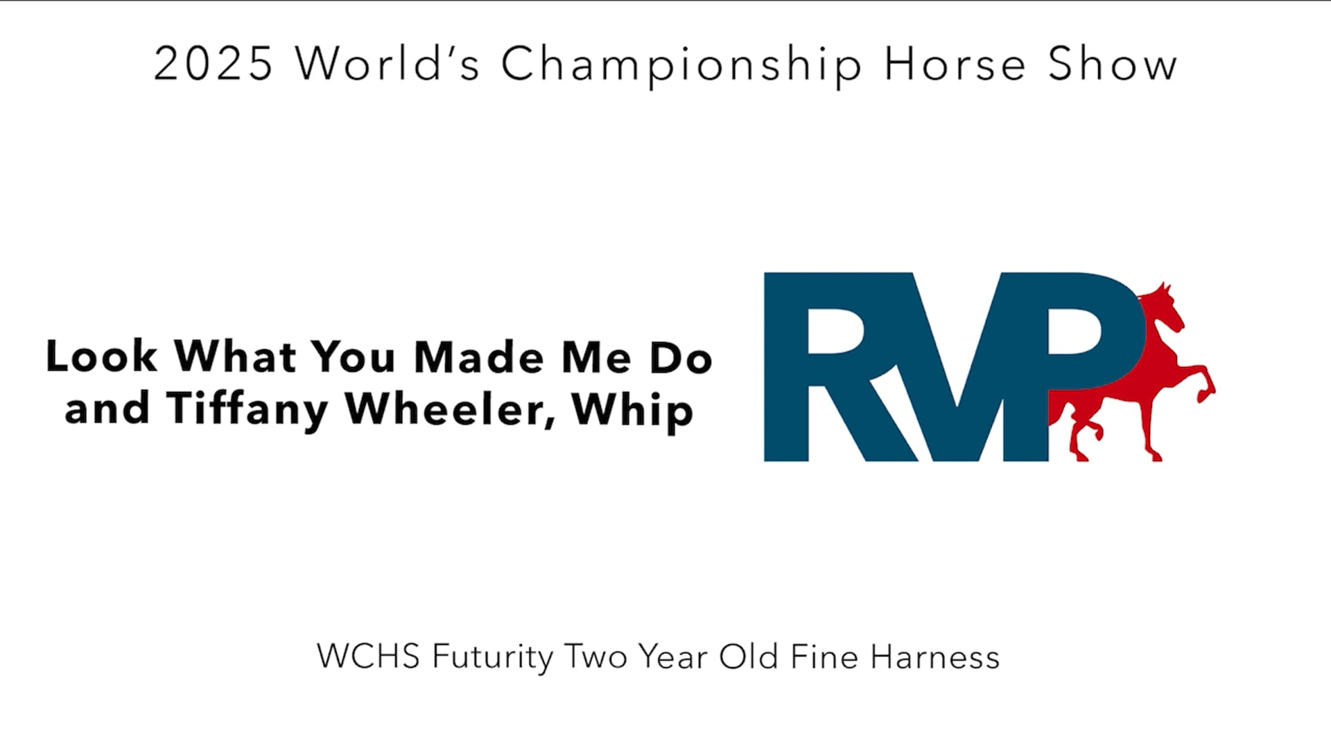 WCHS25 - Class 111 - Look What You Made Me Do and Tiffany Wheeler, Whip