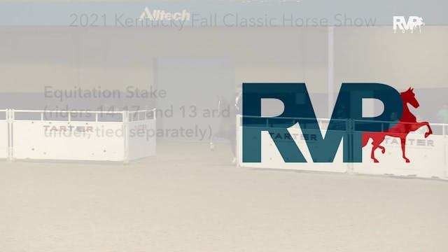 KYFC21 - Class 96 - Equitation Stake ...