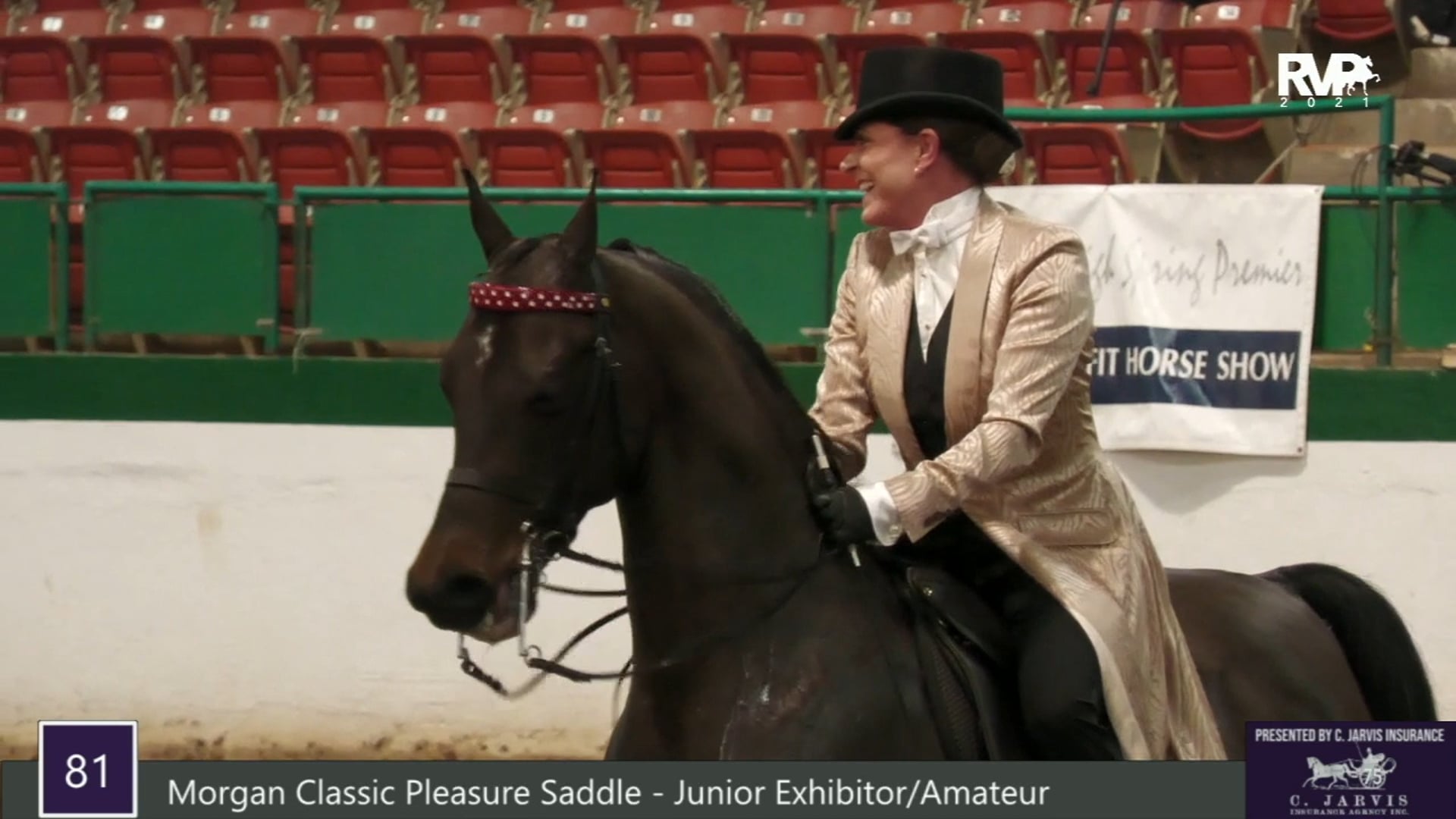 RSP21 - Class 81 - Morgan Classic Pleasure Saddle
Amateur:Junior Exhibitor
