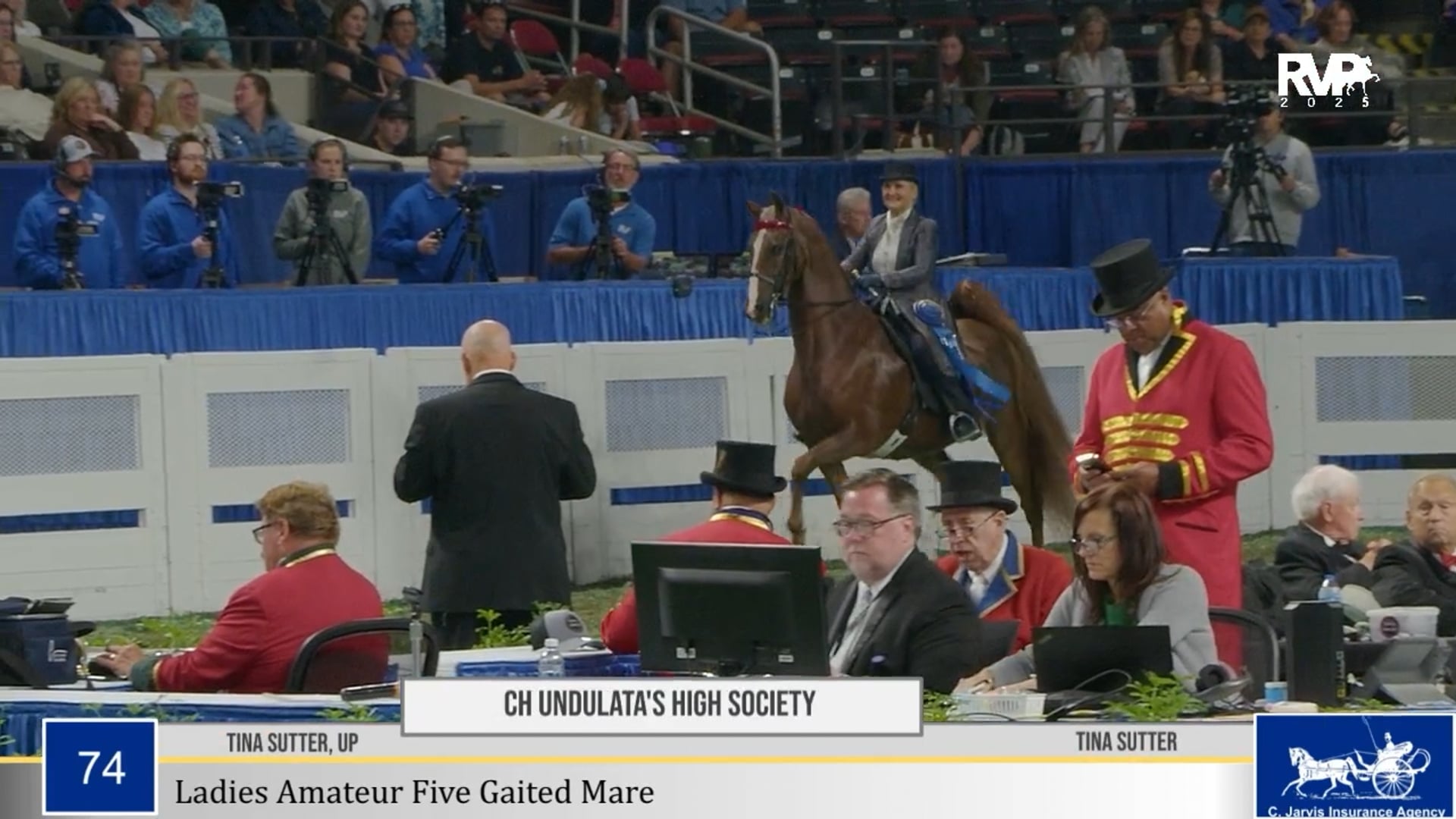 WCHS25 - Class 74 - CH Undulata's High Society and Tina Sutter, Up