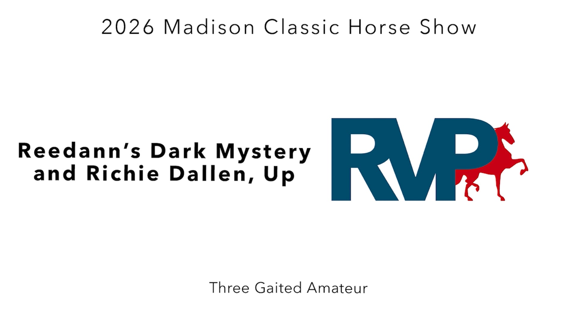 MC26 - Class 29 - Reedan's Dark Mystery and Richie Dallen, Up