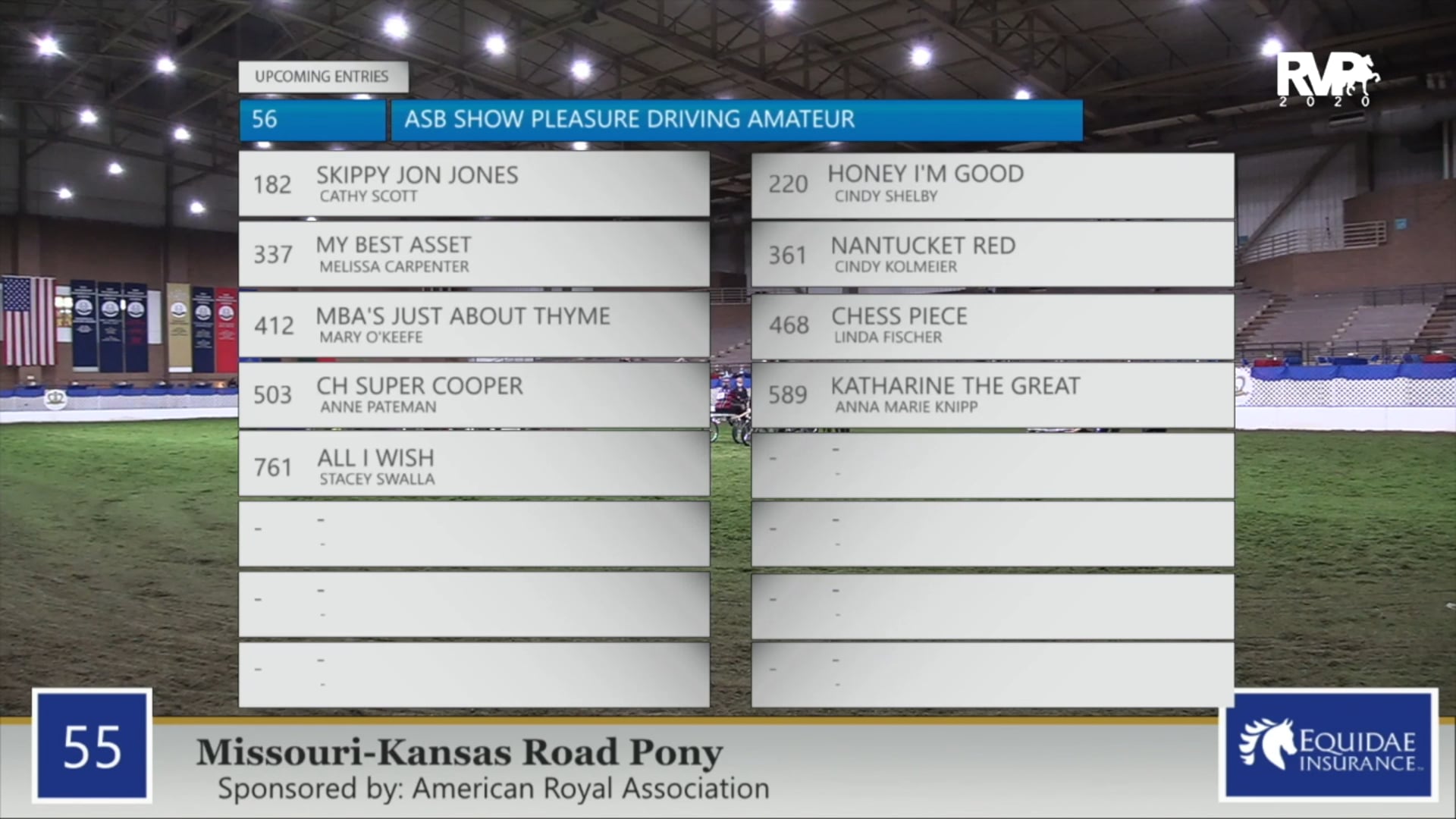 2020 AR - Class 55 MO:KS Road Pony