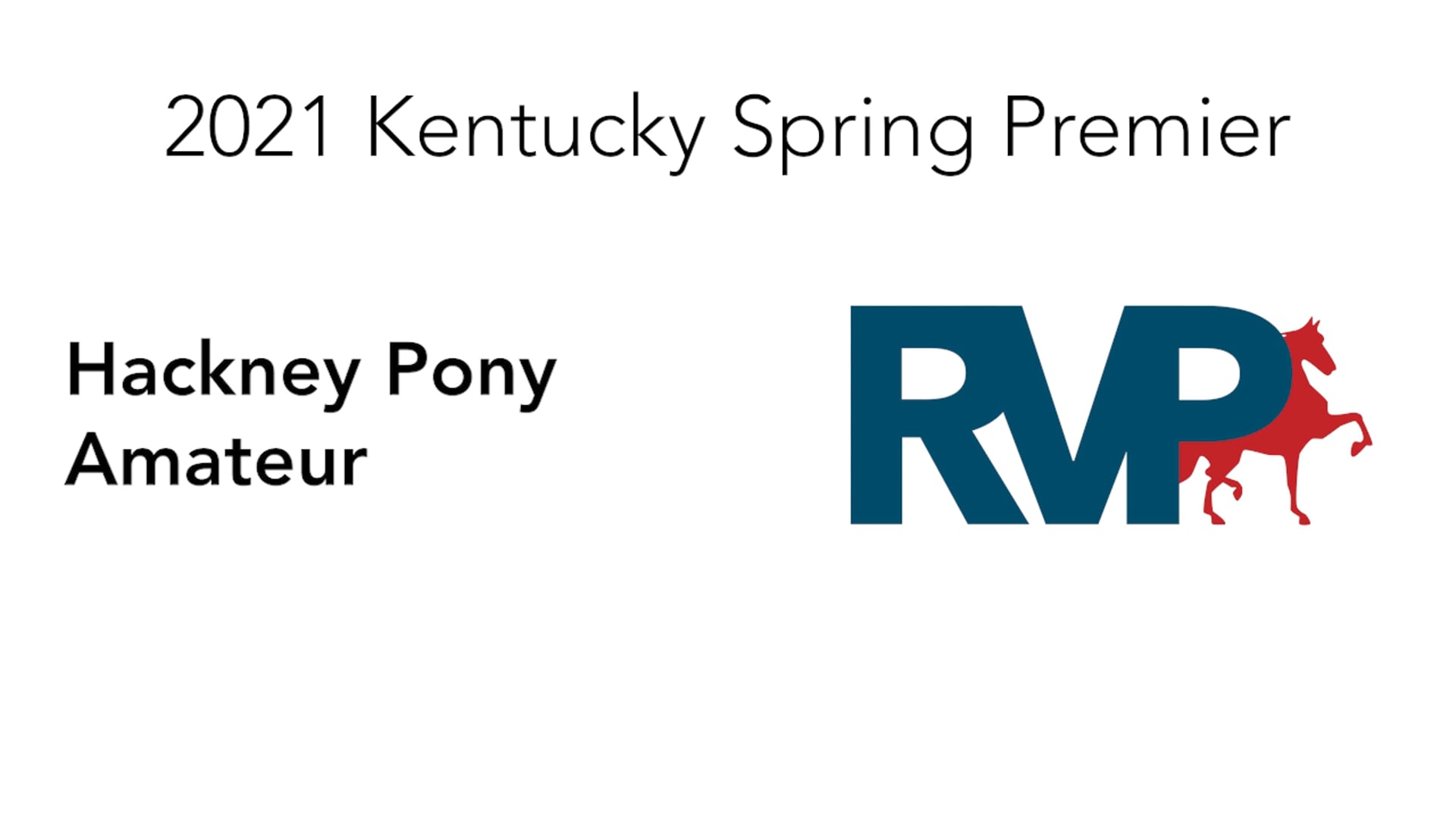 KYSP21 - Class 71 - Hackney Pony Amateur
