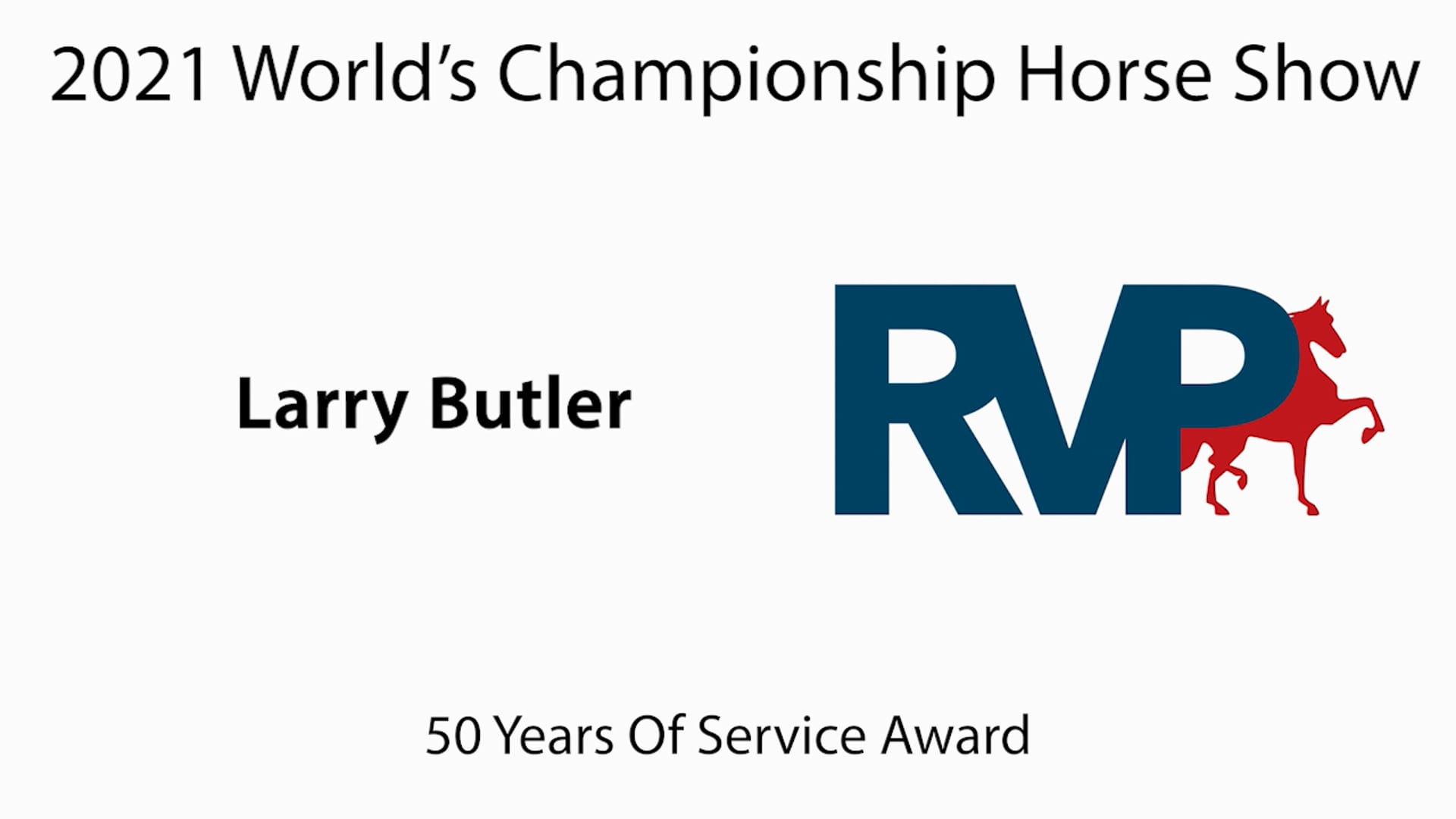 WCHS21 - 50 Years Of Service Award - Larry Butler