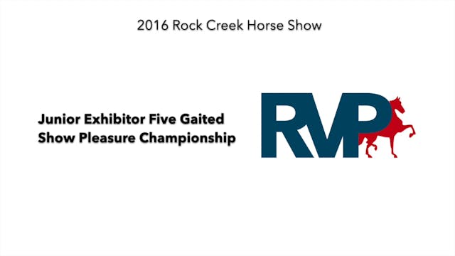 2016 RC - Class 77 Junior Exhibitor F...
