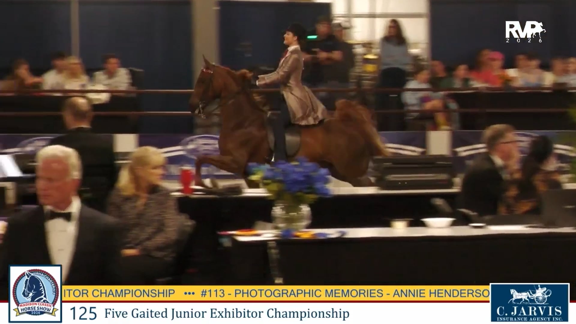 MC26 - Class 125 - Five Gaited Jr Exhibitor Championship