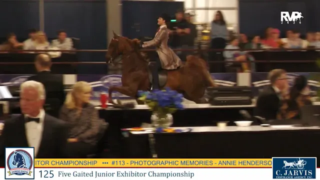 MC26 - Class 125 - Five Gaited Jr Exh...