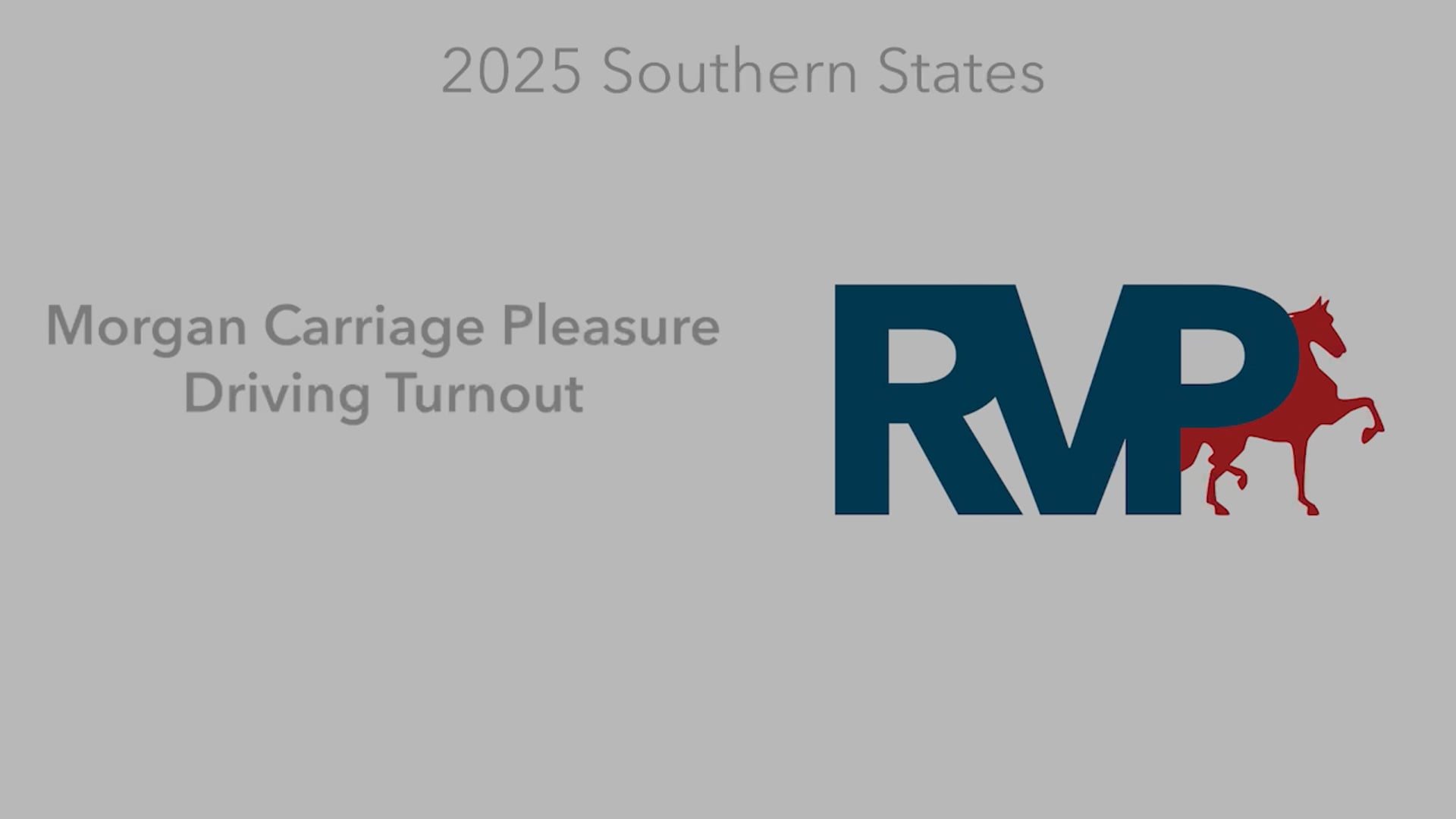 SS25 - Class 120 -  Morgan Carriage Pleasure Driving Turnout