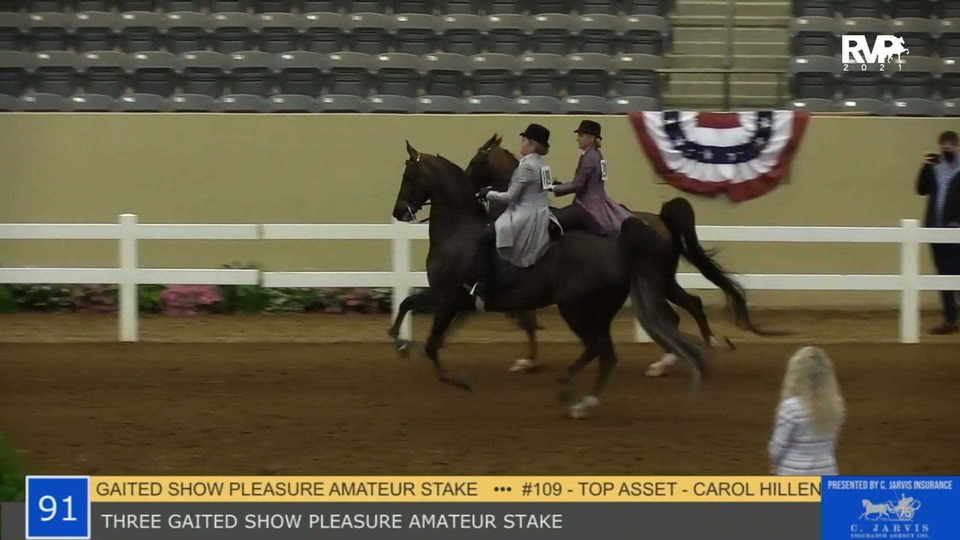 KYSP21 - Class 91 - Three Gaited Show Pleasure Amateur Stake 