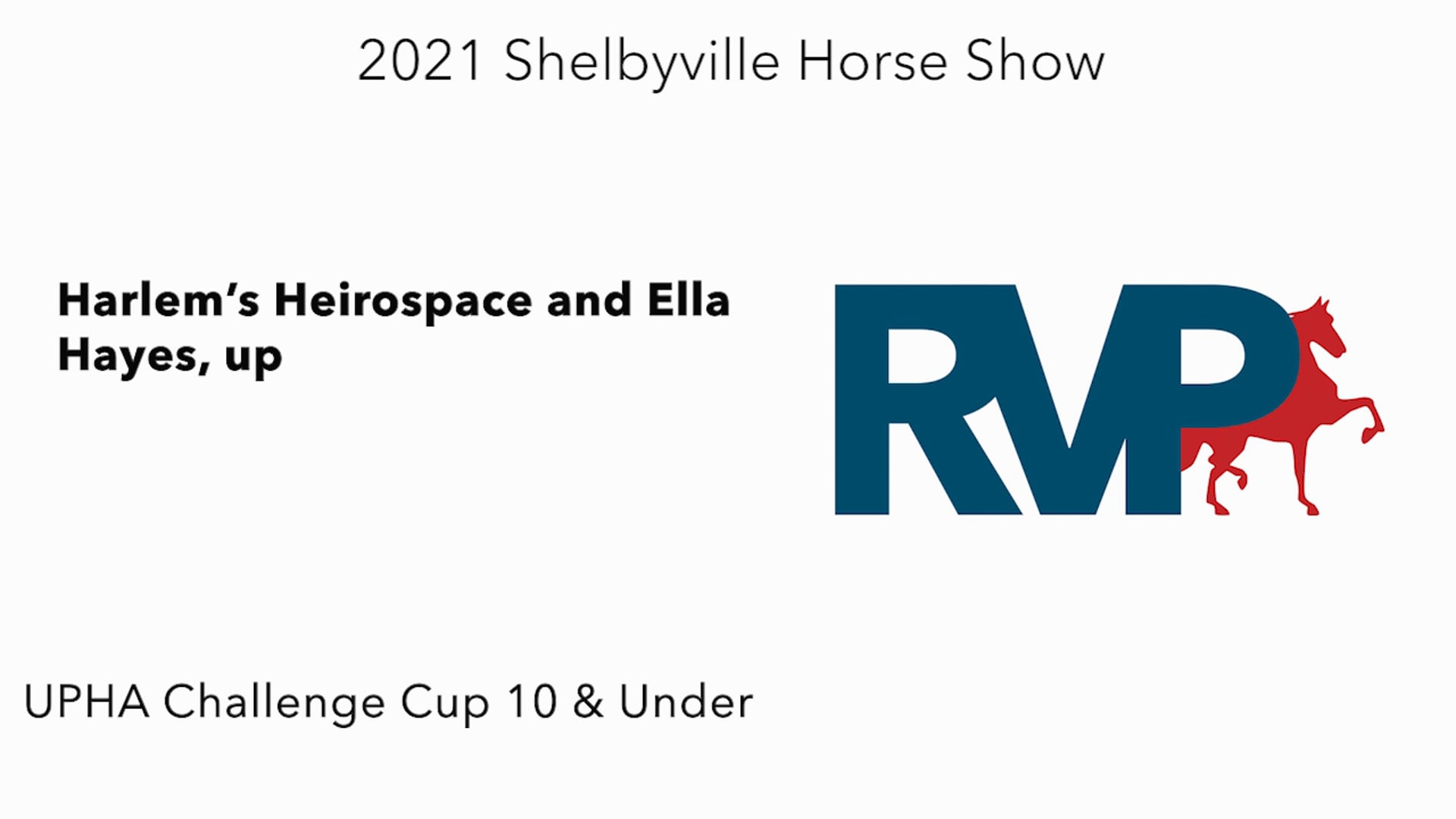 SHS21 - Class 11 - Harlem’s Heirospace and Ella Hayes, up