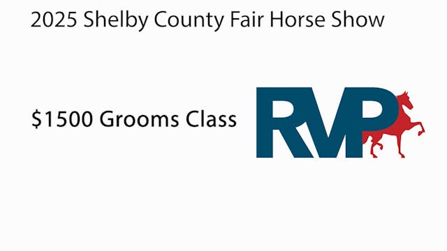 SCF25 - Class 49 - $1500 Grooms Class
