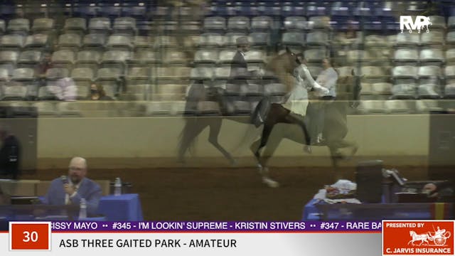 2020 SSFF - Class 30 ASB Three Gaited...