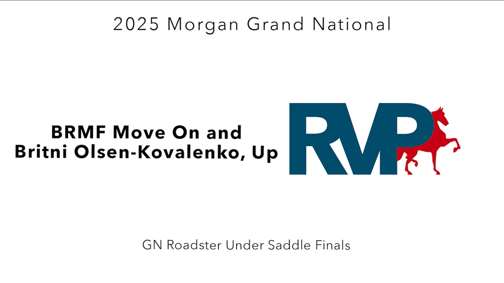 MGN25 - Class 68 - BRMF Move On and Britni Olsen-Kovalenko, Up