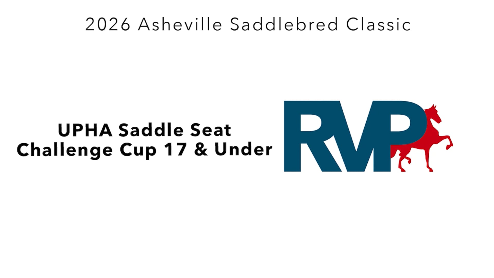 ASC26 - Class 99 - UPHA Saddle Seat Challenge Cup 17 & Under