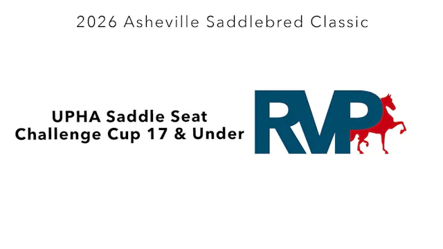 ASC26 - Class 99 - UPHA Saddle Seat C...