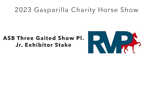 GASP23 - Class 174 - ASB Three Gaited...