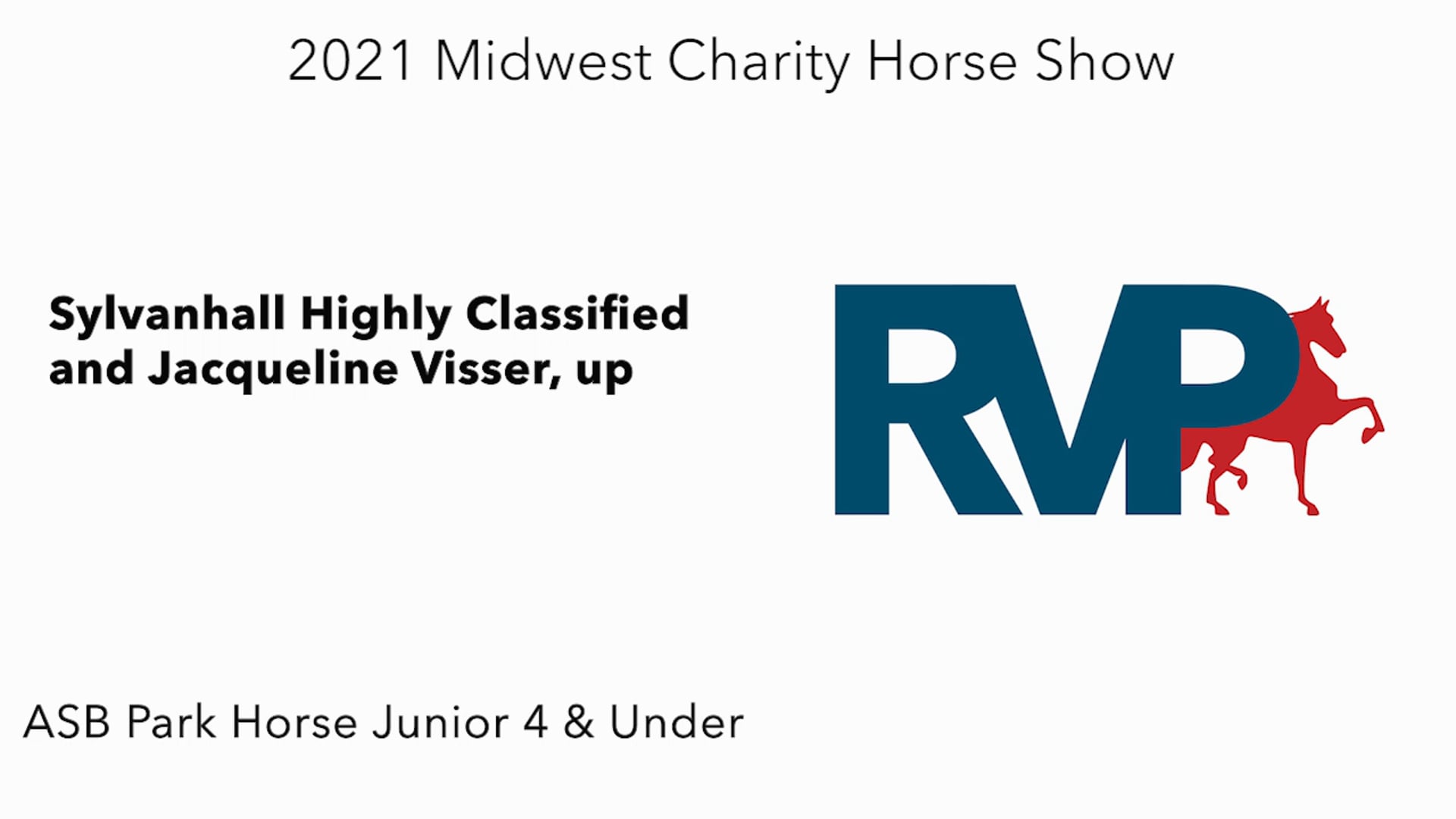 MW21 - Class 122 - Sylvanhall Highly Classified and Jacqueline Visser, up