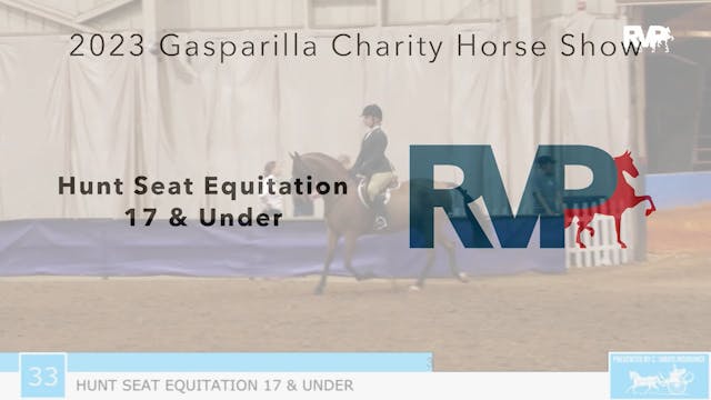 GASP23 - Class 33 - Hunt Seat Equitat...