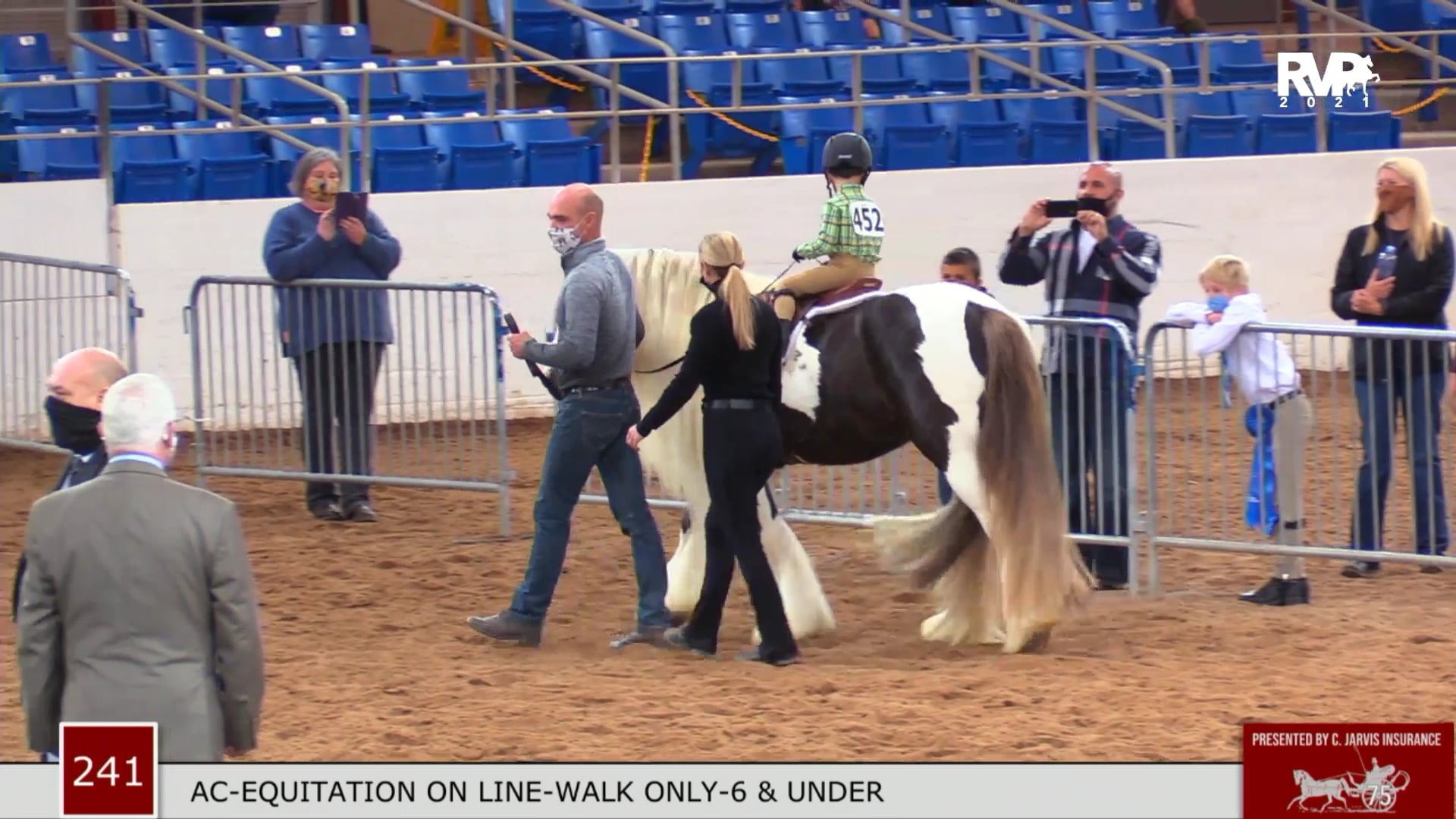 CC21 - Class 241 & 242 Academy Equitation & Showmanship - On Line - Walk Only - 6 & Under