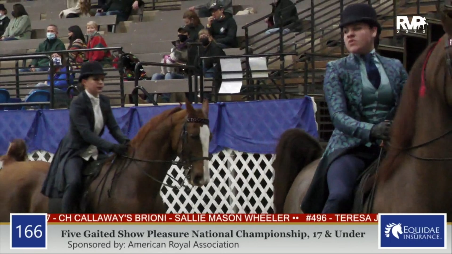 2020 AR - Class 166 Five Gaited Show Pleasure 17
& Under National Championship
