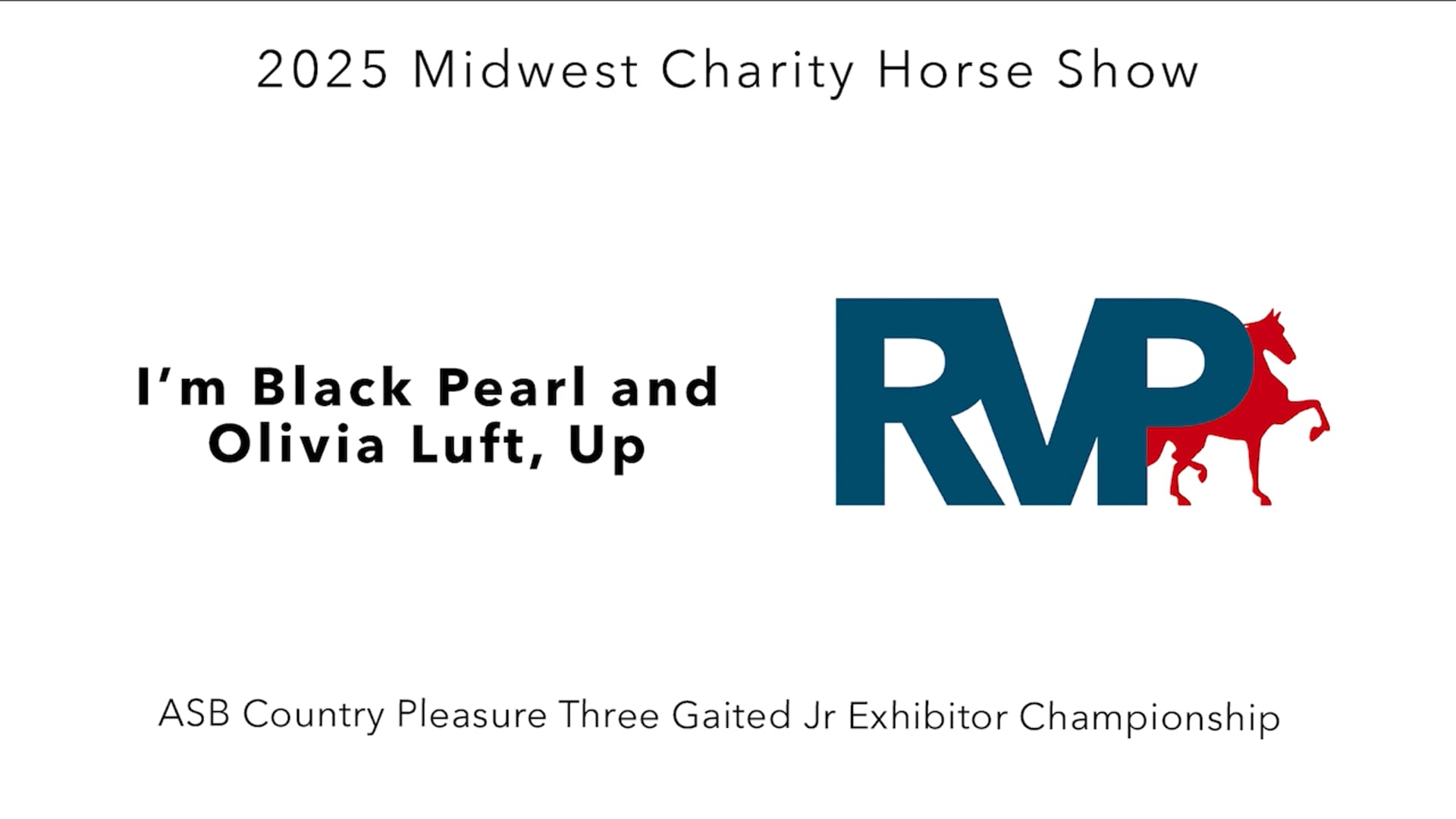 MW25 - Class 199 - I'm Black Pearl and Olivia Luft, Up