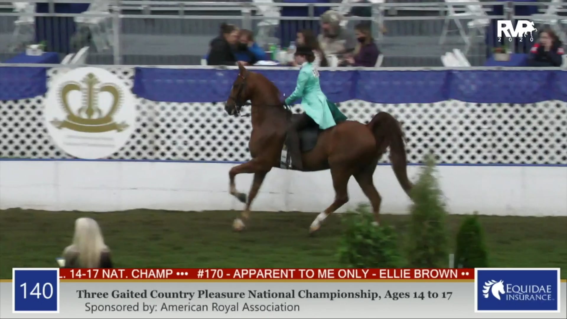2020 AR - Class 140 Three Gaited Country Pleasure
National Championship
 14-17