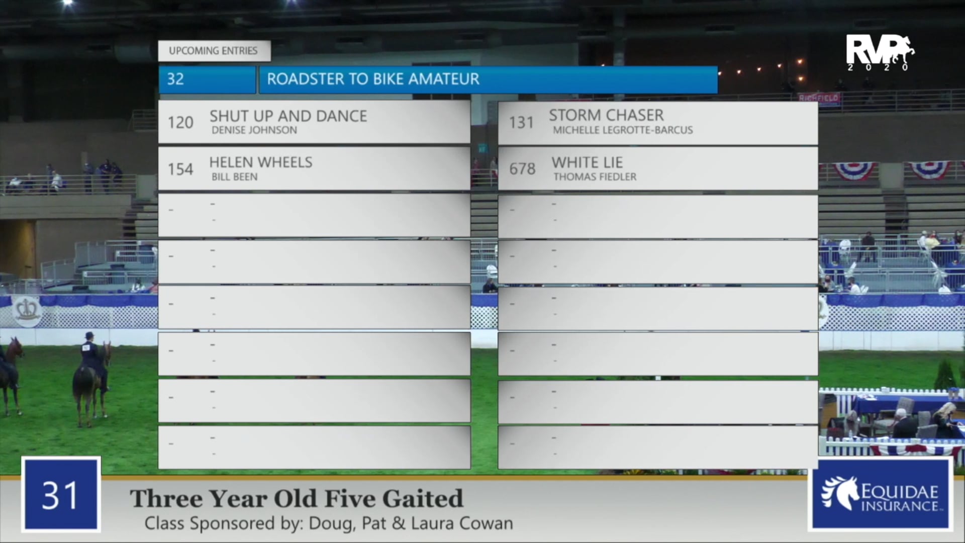 2020 AR - Class 31 Three Year Old Five Gaited