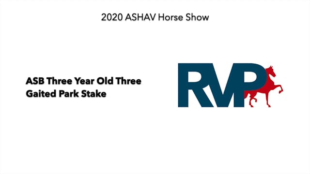 ASHAV 2020 - Class 36 ASB Three Year ...