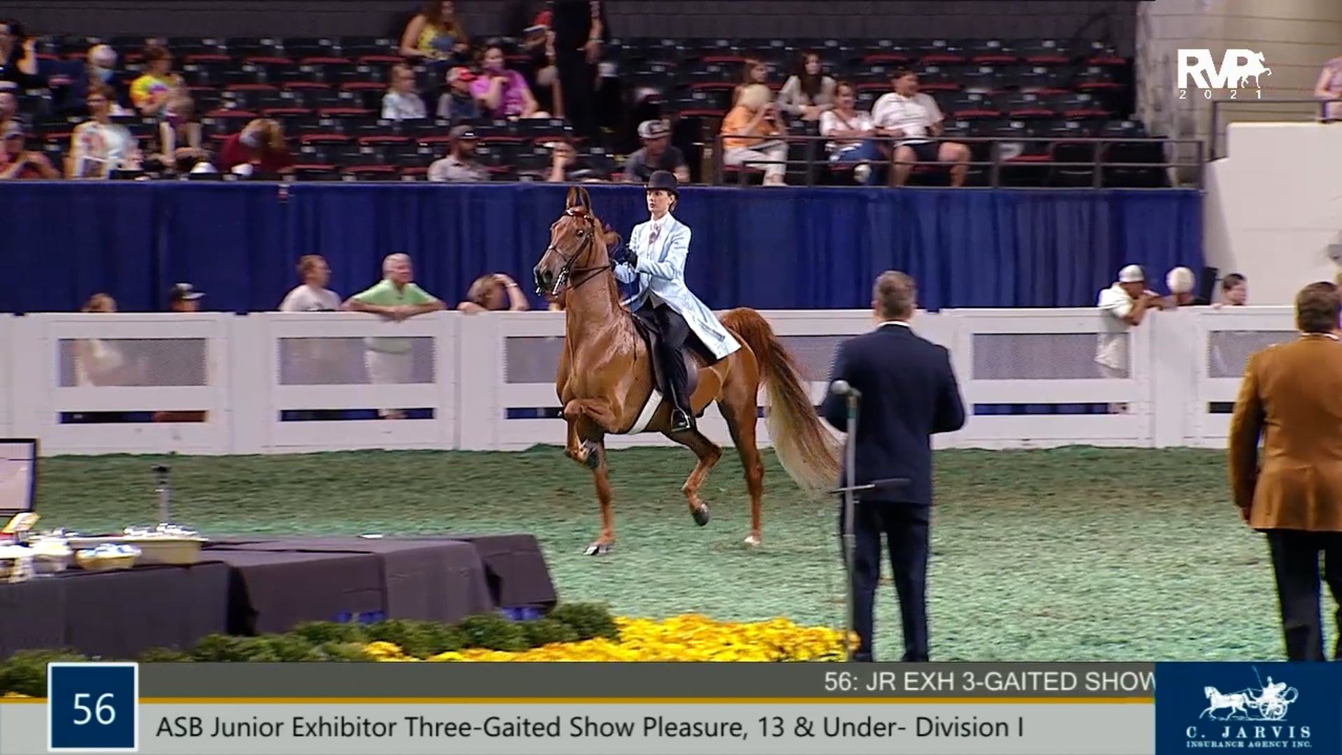 WCHS21 - Class 56 - ASB Junior Exhibitor Three-Gaited Show Pleasure 13 & Under Division I