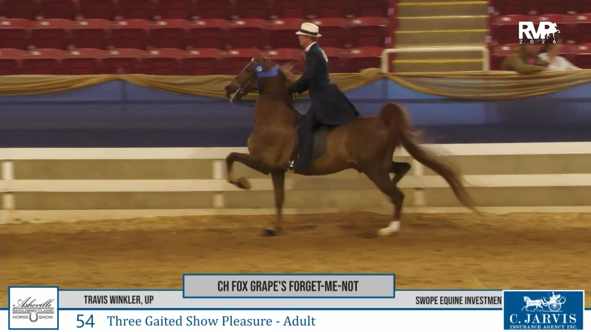 ASC26 - Class 54 - CH Fox Grape's Forget-Me-Not and Travis Winkler, Up
