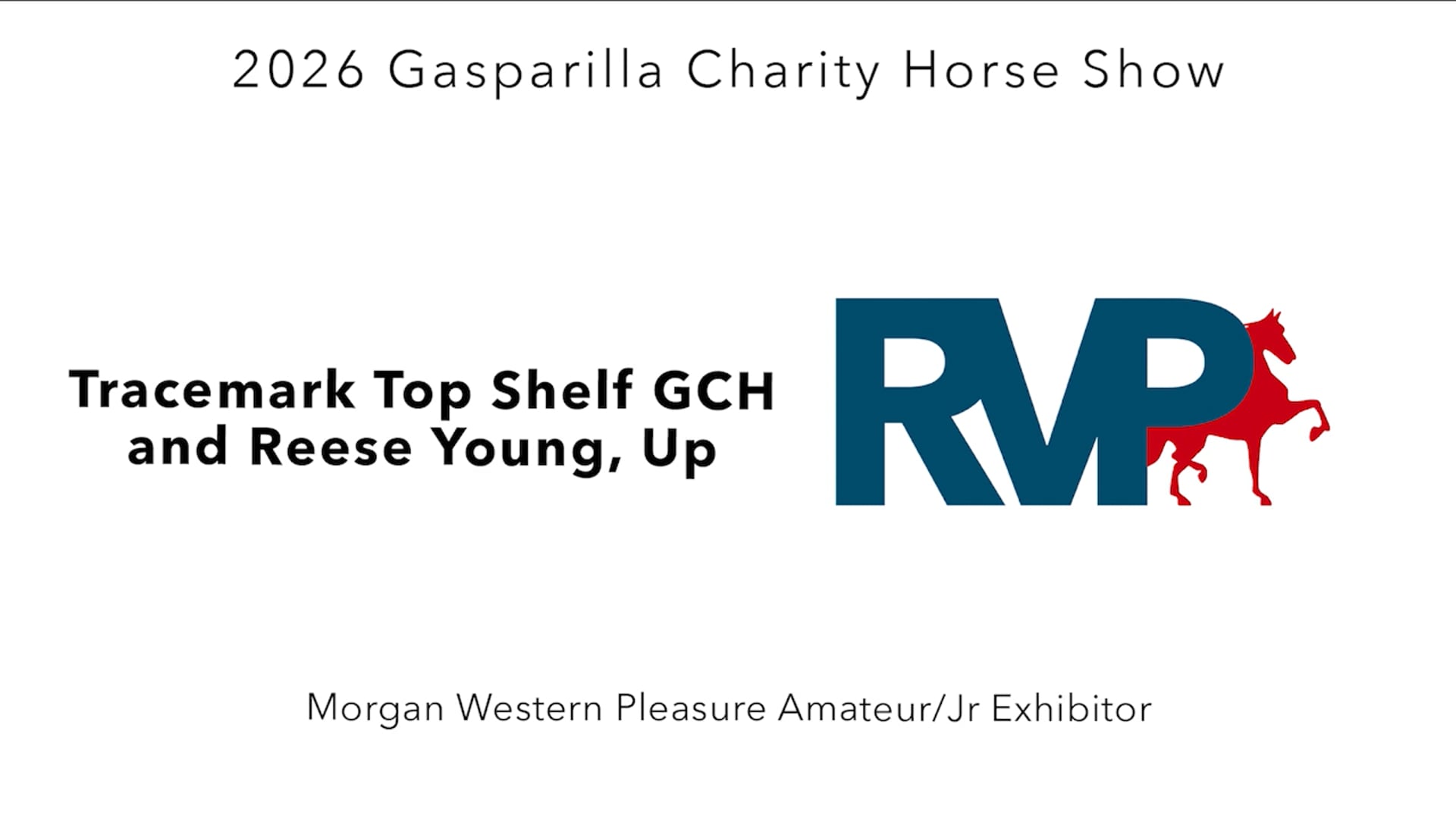 GC26 - Class 71 - Tracemark Top Shelf GCH and Reese Young, Up