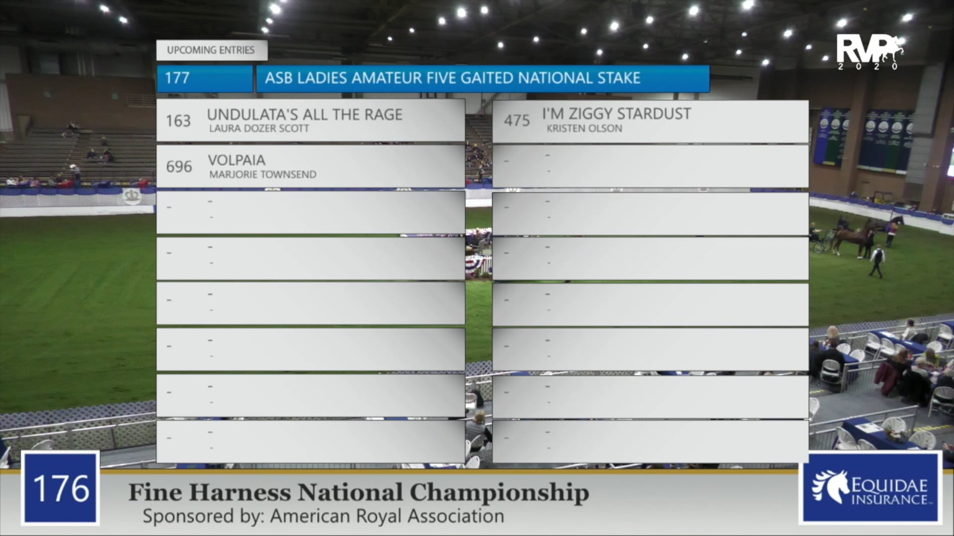2020 AR - Class 176 Fine Harness National 
Championship