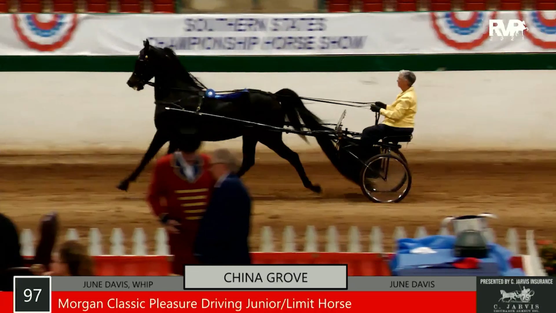 SS21 - Class 97 - China Grove and June Davis, whip