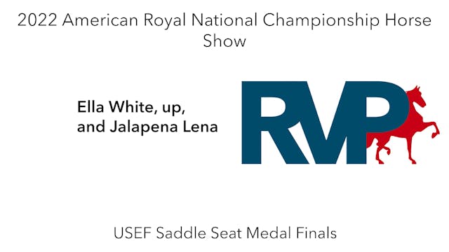 AR22 - Class 173 - Ella White, up, an...