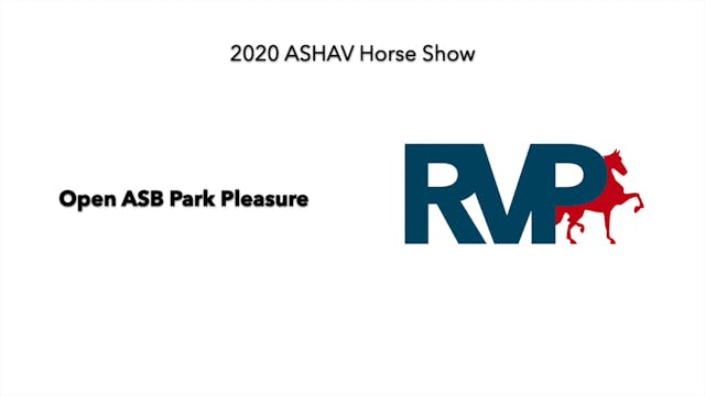 ASHAV 2020 - Class 3 Open ASB Park Pl...