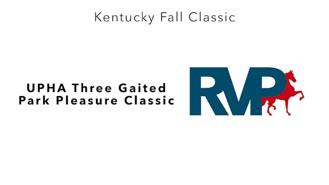 KFC23 - Class 42 - UPHA Three Gaited ...