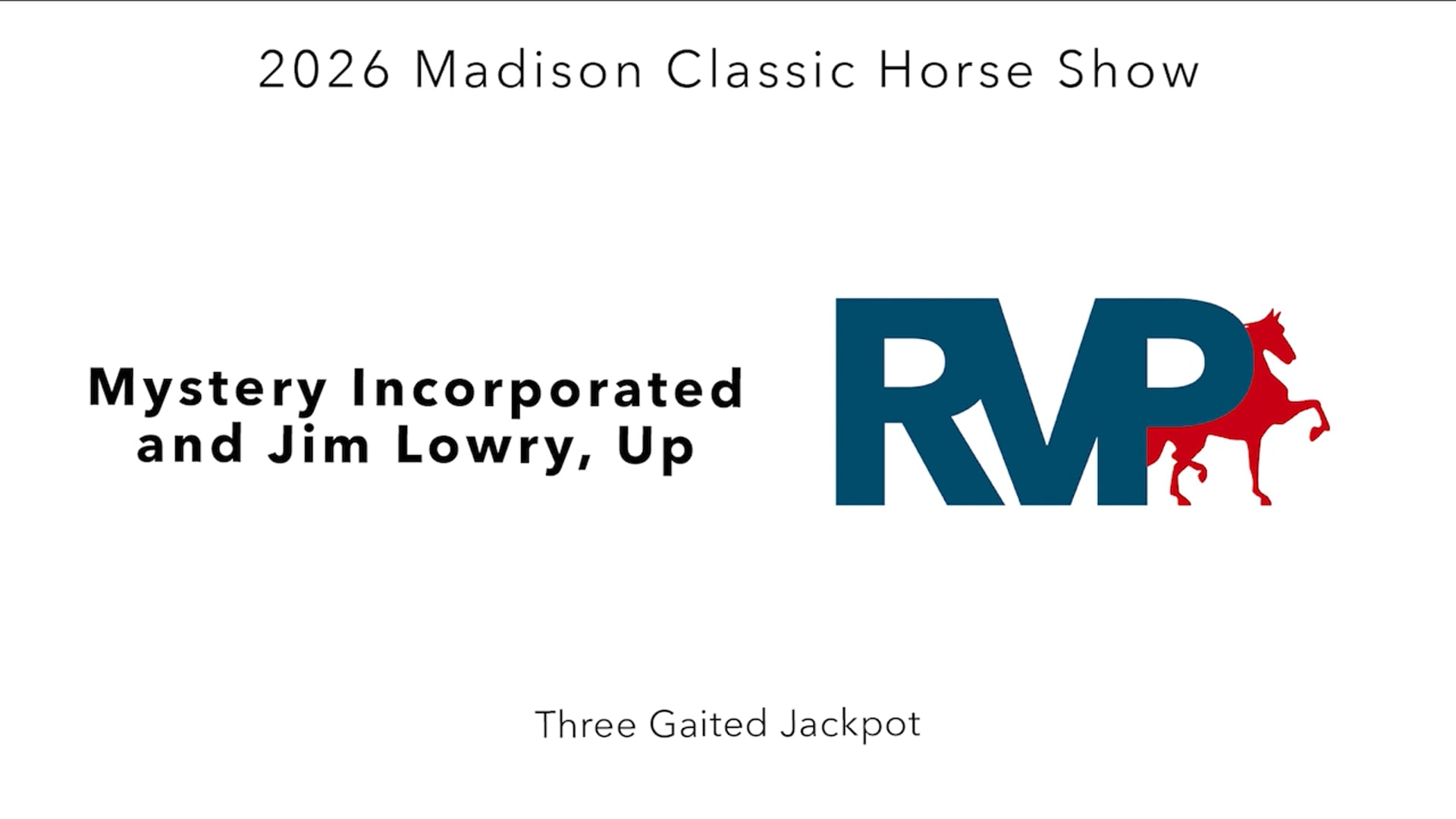 MC26 - Class 126 - Mystery Incorporated and Jim Lowry, Up