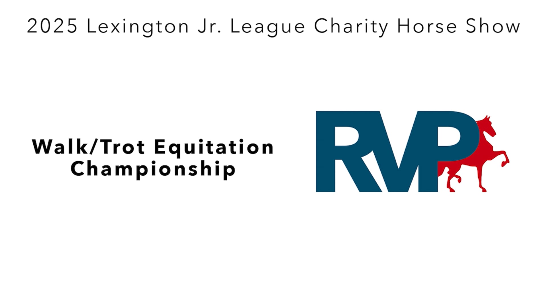 LJL25 - Class 118 - Walk-Trot Equitation Championship