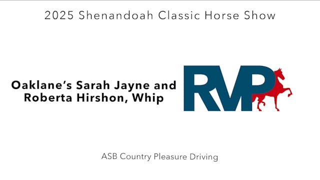 SC25 - Class 34 - Oaklane's Sarah Jay...
