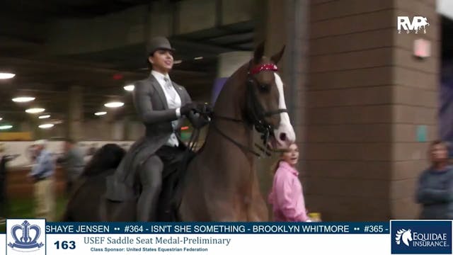 KC25 - Class 163.2 - USEF Saddle Seat...