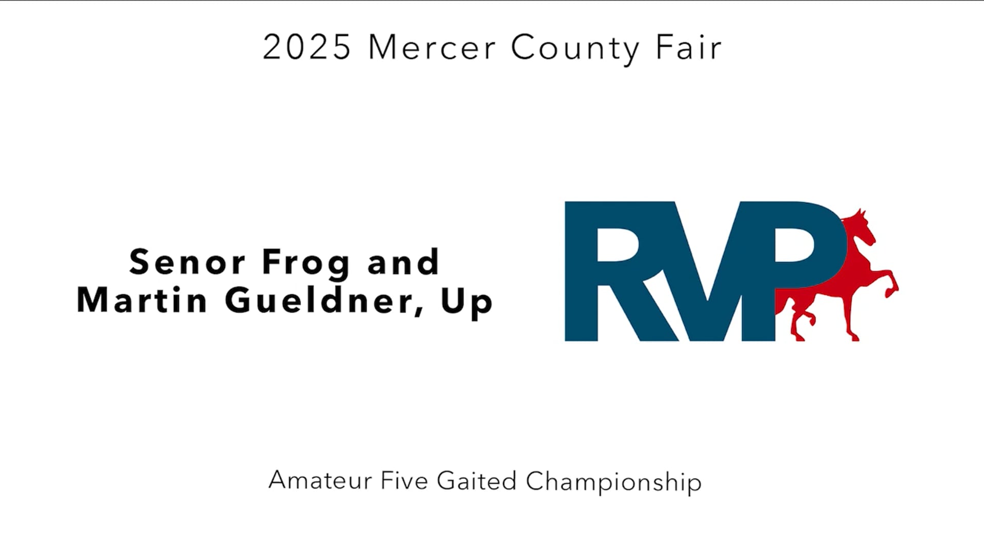 MCF25 - Class 81 - Senor Frog and Martin Gueldner, Up